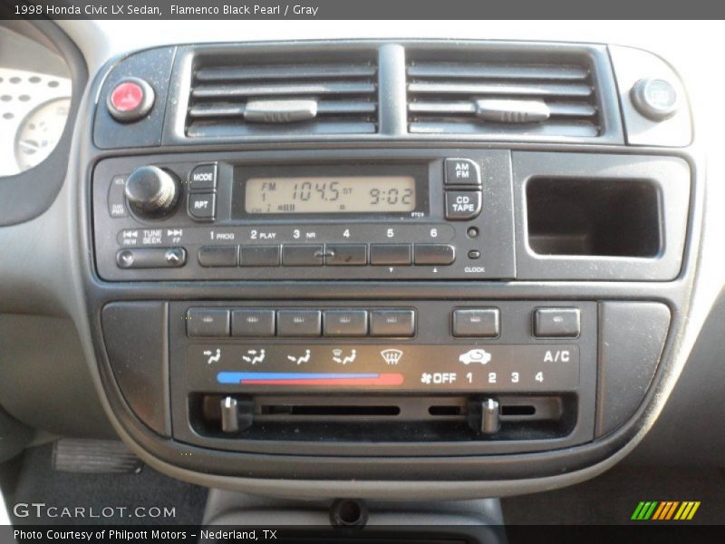 Controls of 1998 Civic LX Sedan