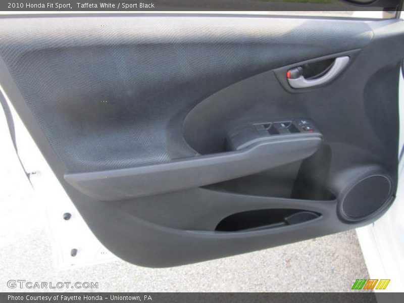Taffeta White / Sport Black 2010 Honda Fit Sport