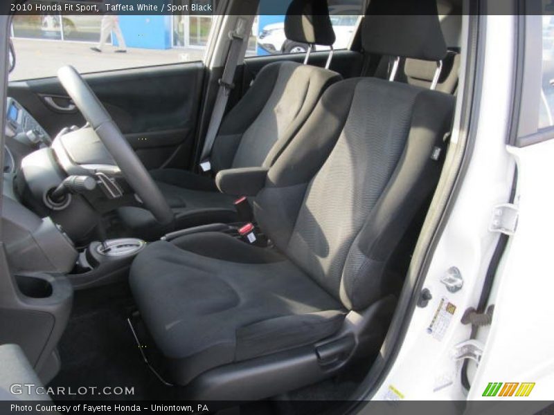 Taffeta White / Sport Black 2010 Honda Fit Sport