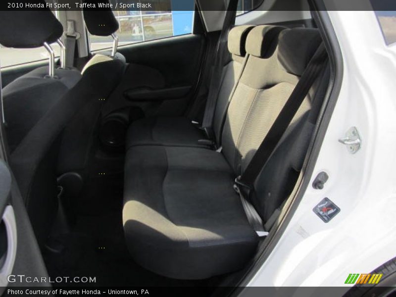 Taffeta White / Sport Black 2010 Honda Fit Sport