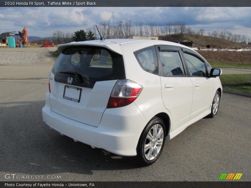 Taffeta White / Sport Black 2010 Honda Fit Sport