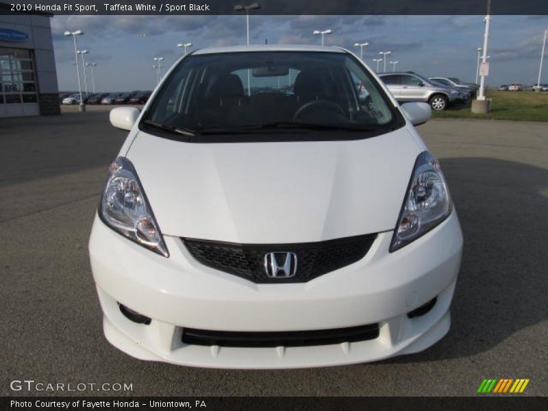 Taffeta White / Sport Black 2010 Honda Fit Sport