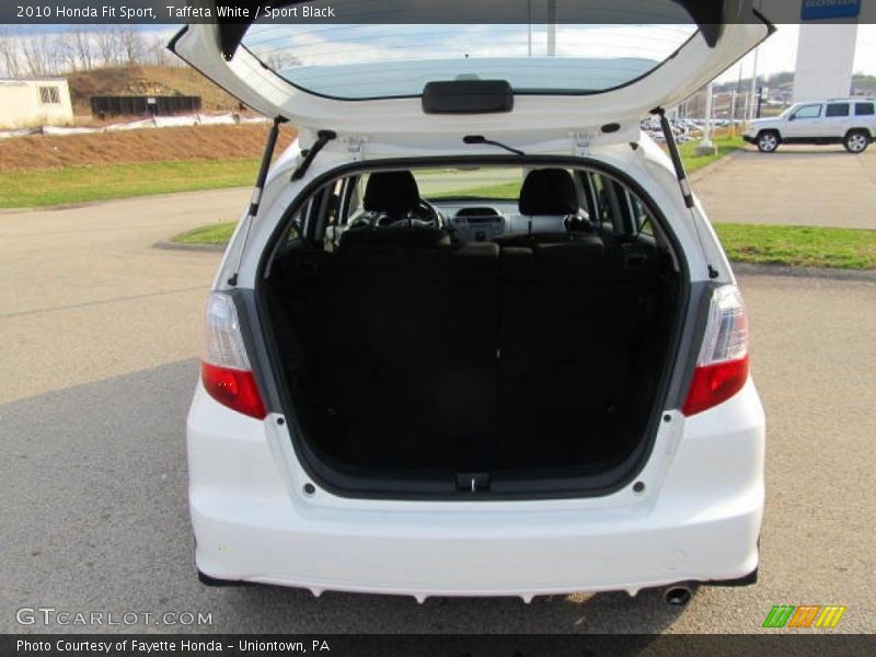 Taffeta White / Sport Black 2010 Honda Fit Sport