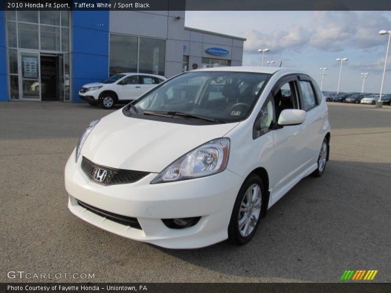 Taffeta White / Sport Black 2010 Honda Fit Sport