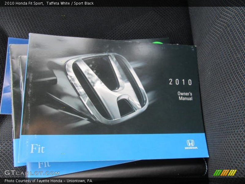 Taffeta White / Sport Black 2010 Honda Fit Sport