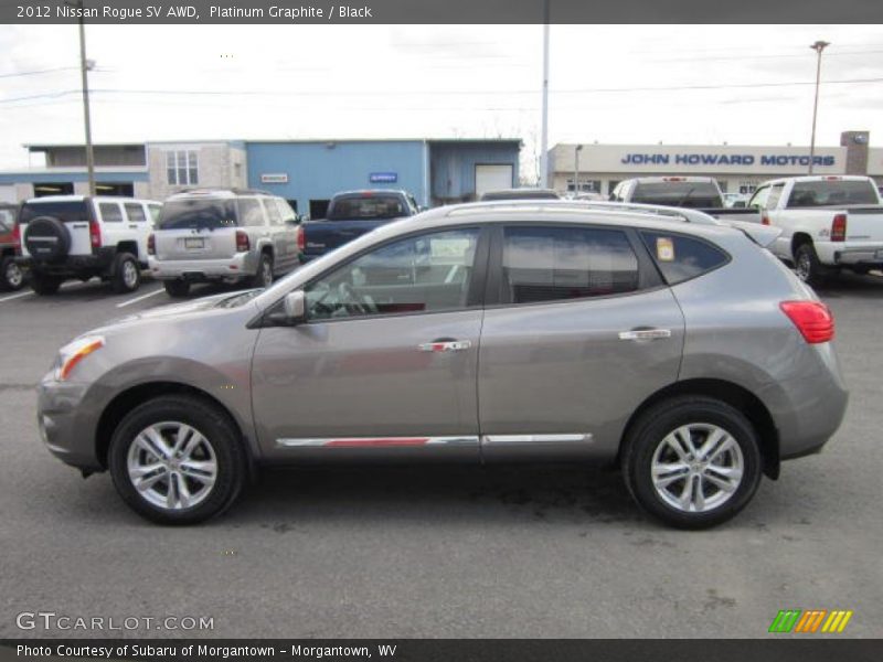 Platinum Graphite / Black 2012 Nissan Rogue SV AWD