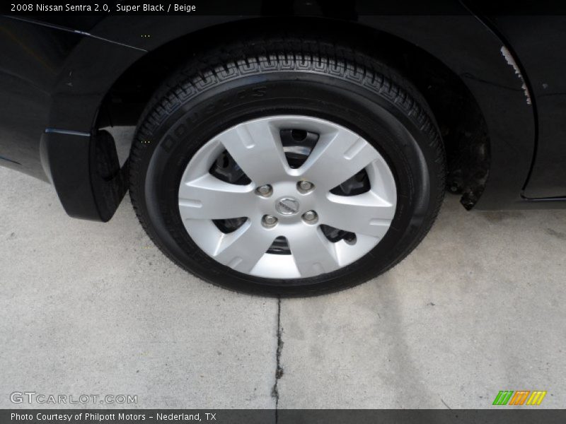 Super Black / Beige 2008 Nissan Sentra 2.0
