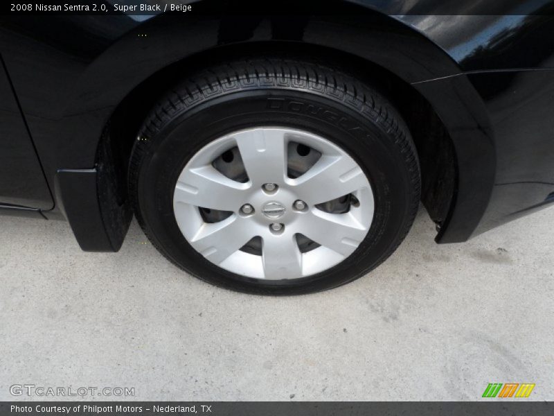 Super Black / Beige 2008 Nissan Sentra 2.0