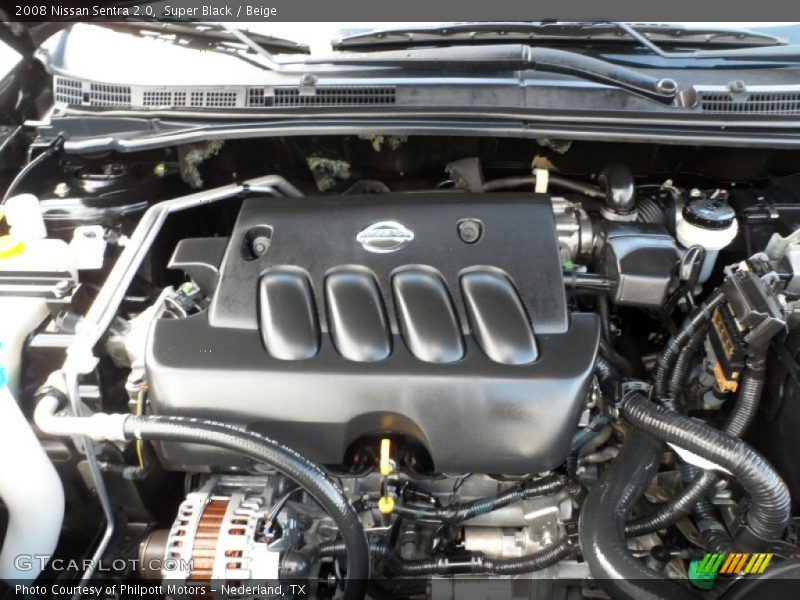Super Black / Beige 2008 Nissan Sentra 2.0