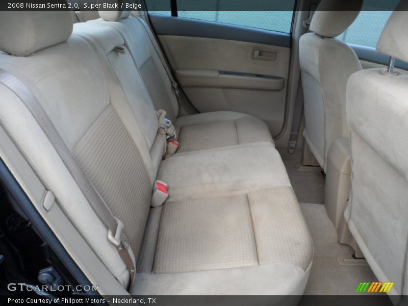 Super Black / Beige 2008 Nissan Sentra 2.0