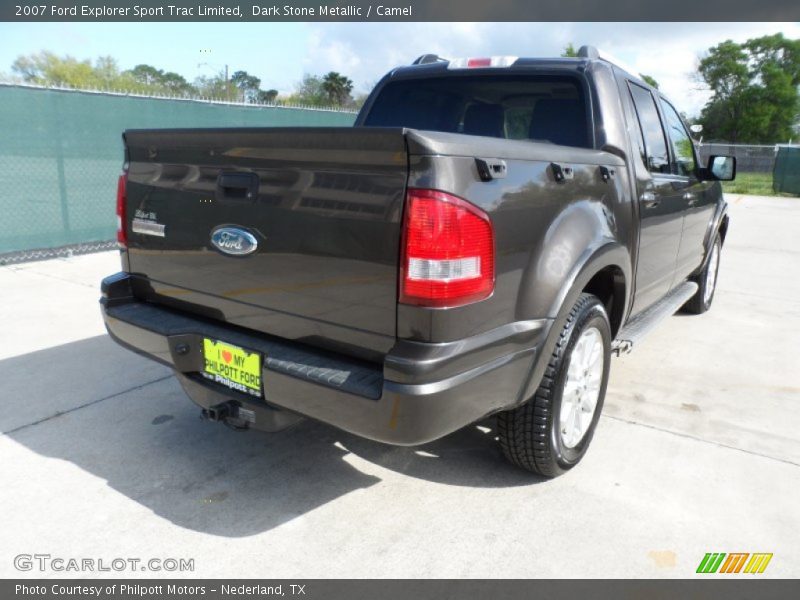 Dark Stone Metallic / Camel 2007 Ford Explorer Sport Trac Limited