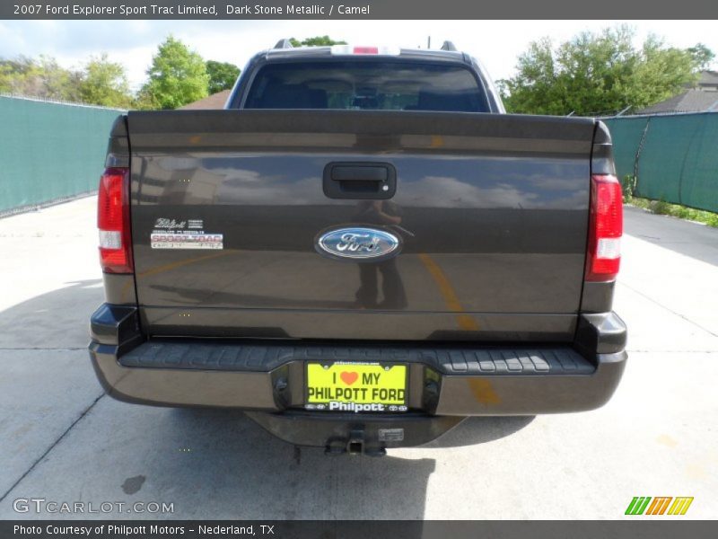 Dark Stone Metallic / Camel 2007 Ford Explorer Sport Trac Limited