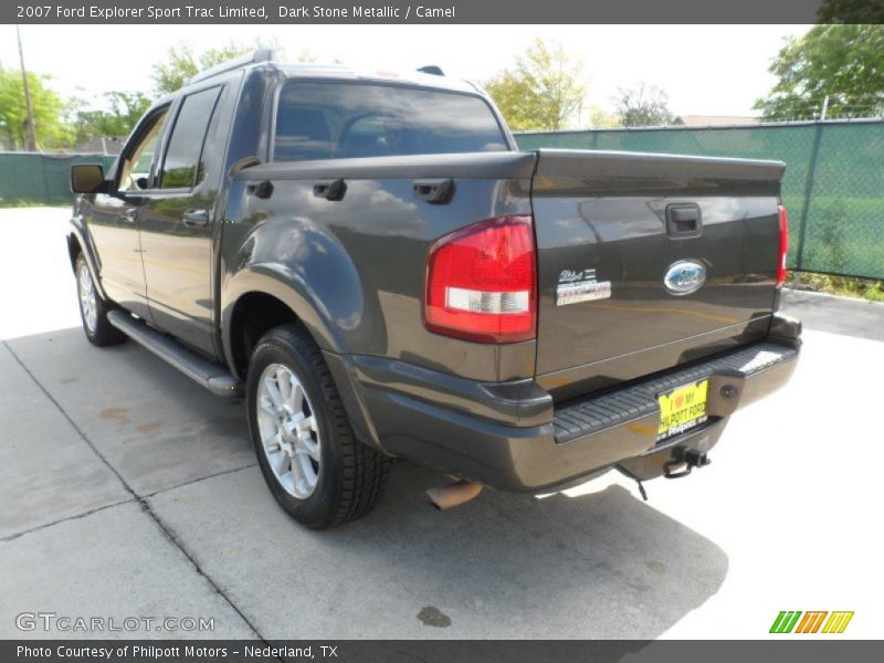 Dark Stone Metallic / Camel 2007 Ford Explorer Sport Trac Limited