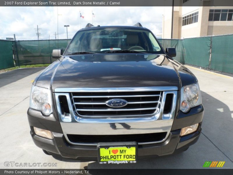 Dark Stone Metallic / Camel 2007 Ford Explorer Sport Trac Limited
