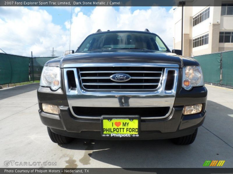Dark Stone Metallic / Camel 2007 Ford Explorer Sport Trac Limited