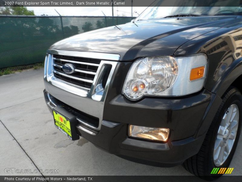 Dark Stone Metallic / Camel 2007 Ford Explorer Sport Trac Limited