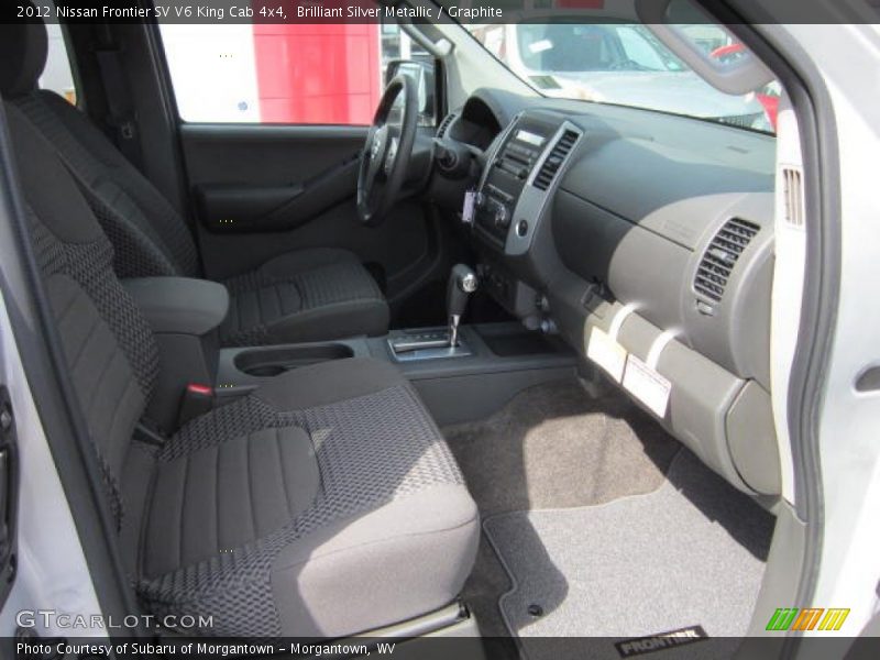 Brilliant Silver Metallic / Graphite 2012 Nissan Frontier SV V6 King Cab 4x4