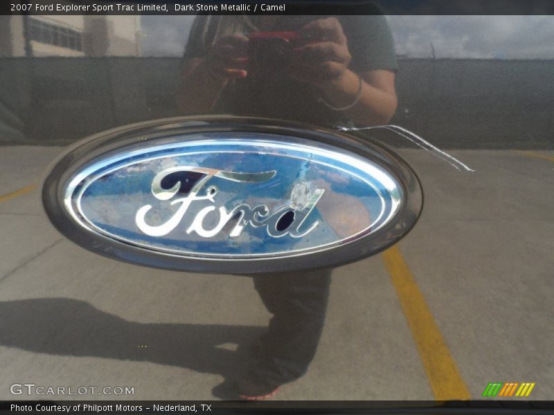 Dark Stone Metallic / Camel 2007 Ford Explorer Sport Trac Limited