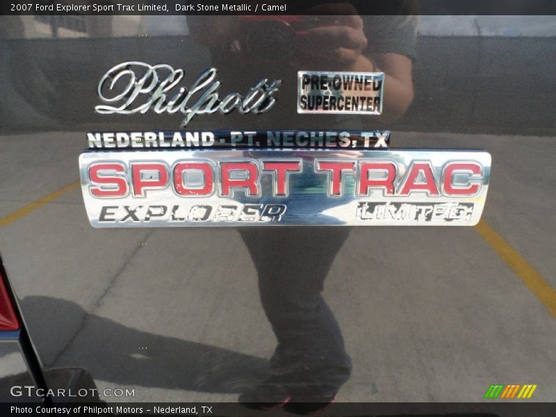 Dark Stone Metallic / Camel 2007 Ford Explorer Sport Trac Limited