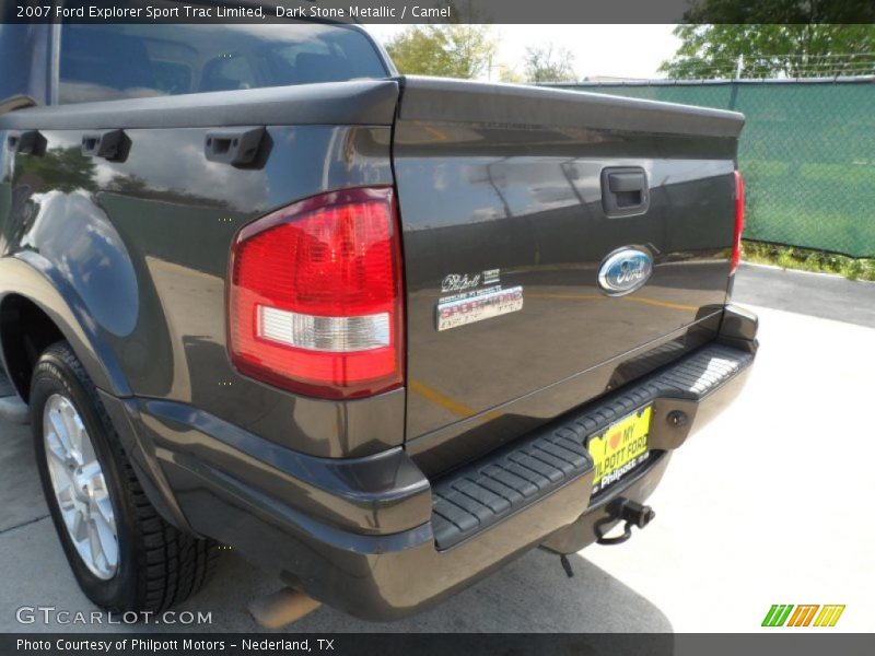 Dark Stone Metallic / Camel 2007 Ford Explorer Sport Trac Limited