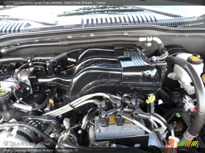 Dark Stone Metallic / Camel 2007 Ford Explorer Sport Trac Limited