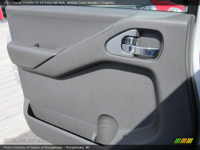 Brilliant Silver Metallic / Graphite 2012 Nissan Frontier SV V6 King Cab 4x4