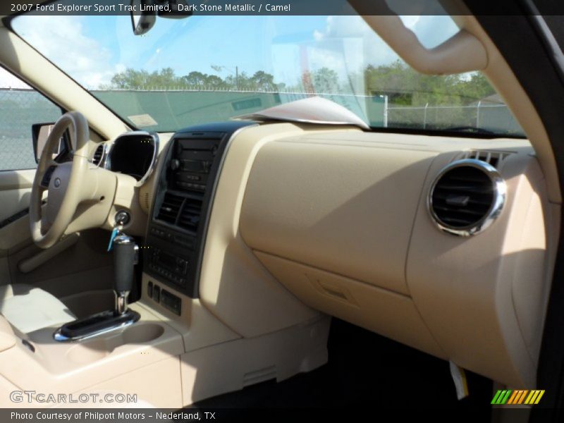 Dark Stone Metallic / Camel 2007 Ford Explorer Sport Trac Limited