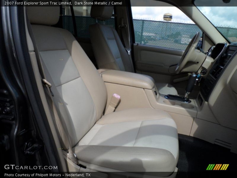 Dark Stone Metallic / Camel 2007 Ford Explorer Sport Trac Limited