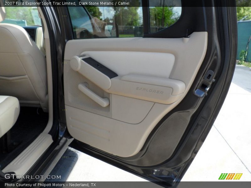 Dark Stone Metallic / Camel 2007 Ford Explorer Sport Trac Limited