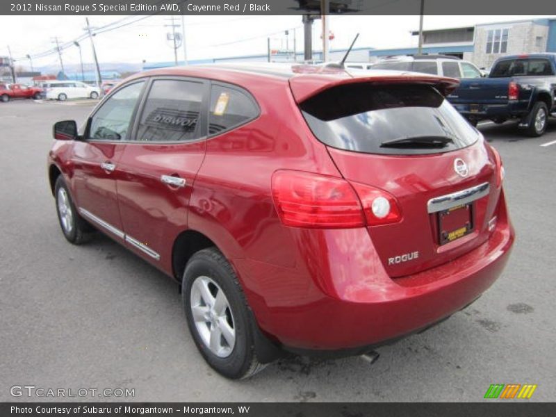 Cayenne Red / Black 2012 Nissan Rogue S Special Edition AWD