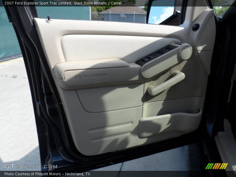 Dark Stone Metallic / Camel 2007 Ford Explorer Sport Trac Limited