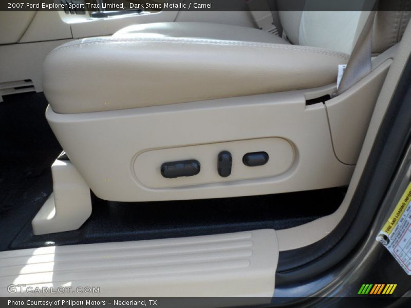 Dark Stone Metallic / Camel 2007 Ford Explorer Sport Trac Limited