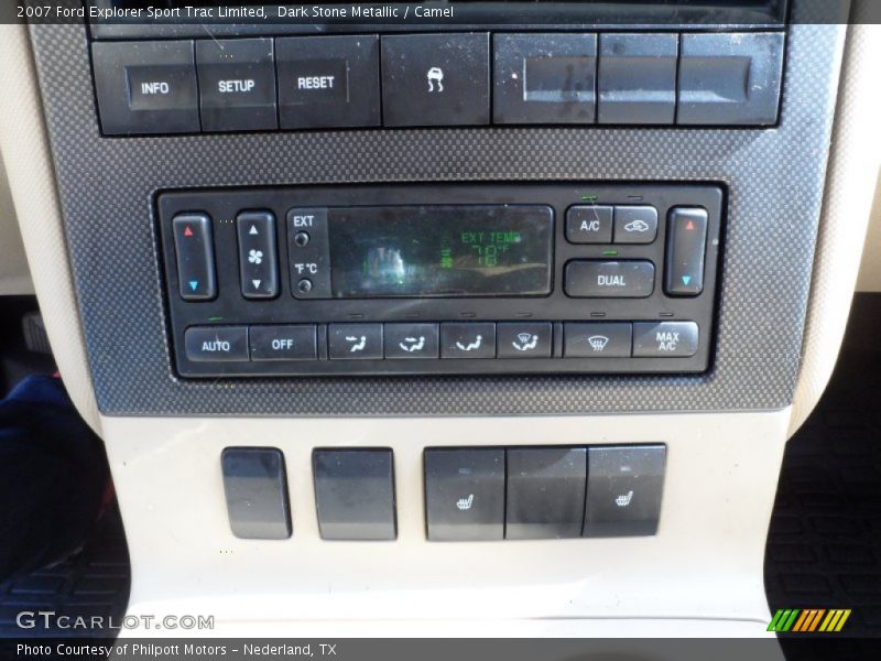 Dark Stone Metallic / Camel 2007 Ford Explorer Sport Trac Limited
