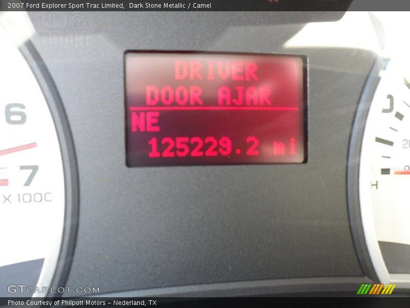 Dark Stone Metallic / Camel 2007 Ford Explorer Sport Trac Limited