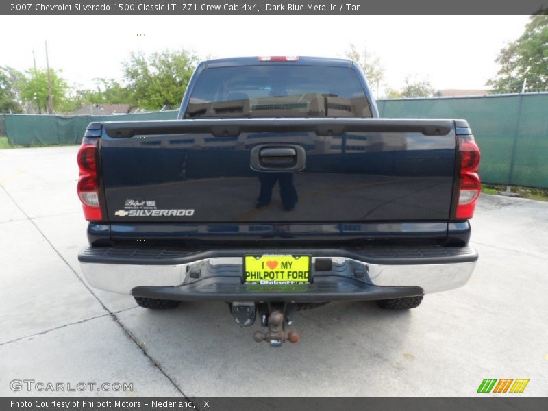 Dark Blue Metallic / Tan 2007 Chevrolet Silverado 1500 Classic LT  Z71 Crew Cab 4x4