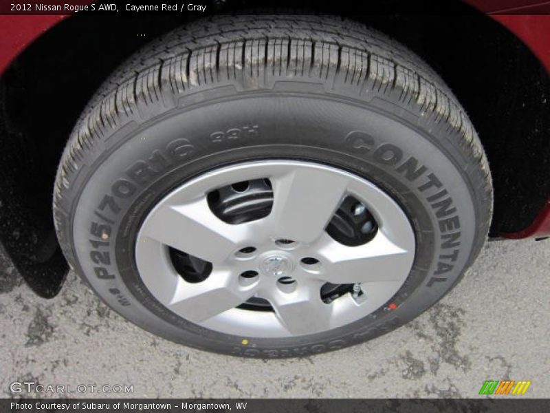 Cayenne Red / Gray 2012 Nissan Rogue S AWD