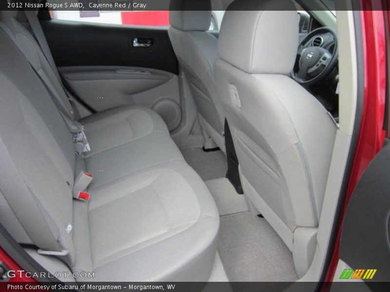 Cayenne Red / Gray 2012 Nissan Rogue S AWD