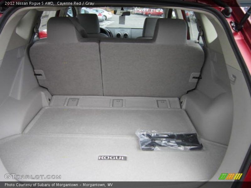 Cayenne Red / Gray 2012 Nissan Rogue S AWD