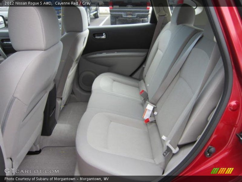 Cayenne Red / Gray 2012 Nissan Rogue S AWD