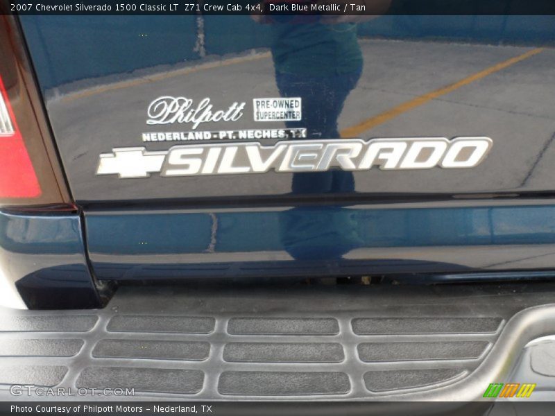 Dark Blue Metallic / Tan 2007 Chevrolet Silverado 1500 Classic LT  Z71 Crew Cab 4x4