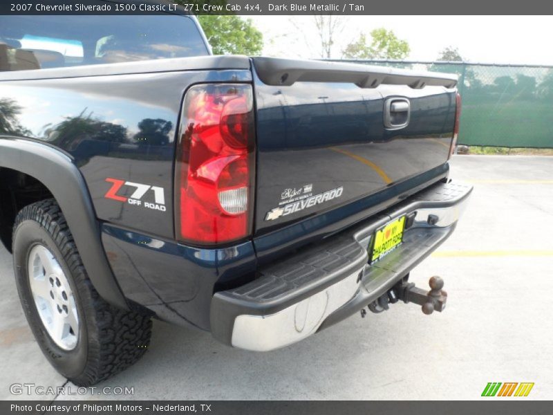 Dark Blue Metallic / Tan 2007 Chevrolet Silverado 1500 Classic LT  Z71 Crew Cab 4x4