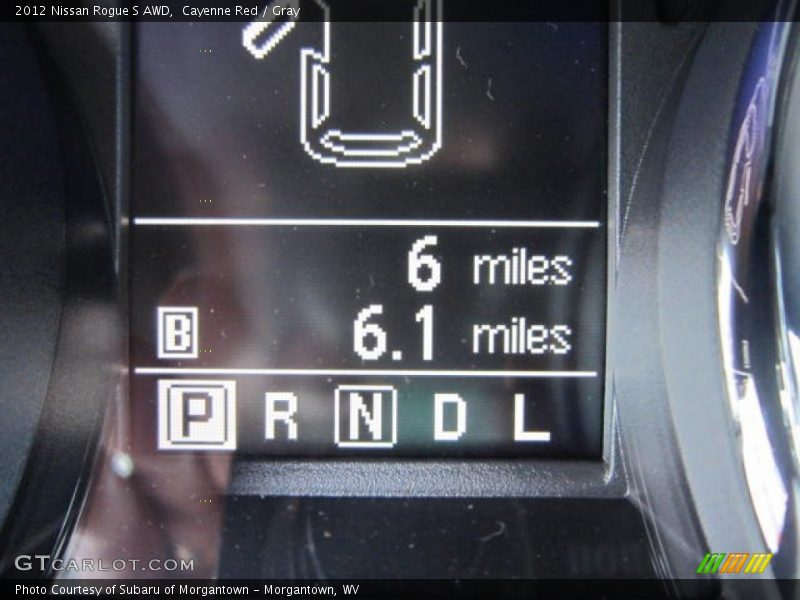 Cayenne Red / Gray 2012 Nissan Rogue S AWD