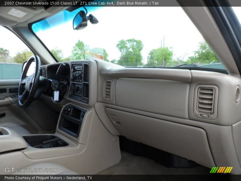 Dark Blue Metallic / Tan 2007 Chevrolet Silverado 1500 Classic LT  Z71 Crew Cab 4x4