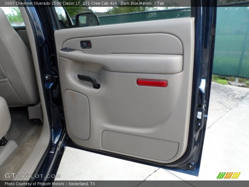 Dark Blue Metallic / Tan 2007 Chevrolet Silverado 1500 Classic LT  Z71 Crew Cab 4x4
