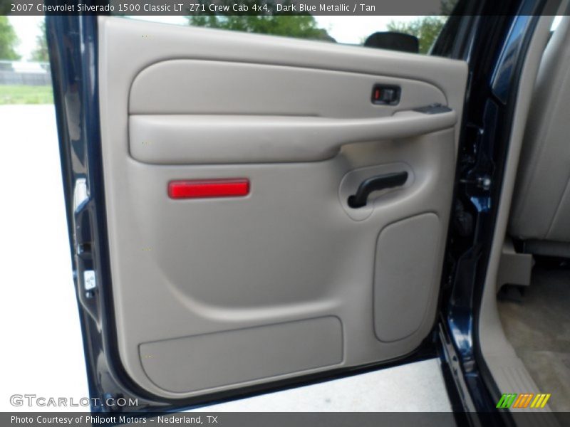 Dark Blue Metallic / Tan 2007 Chevrolet Silverado 1500 Classic LT  Z71 Crew Cab 4x4