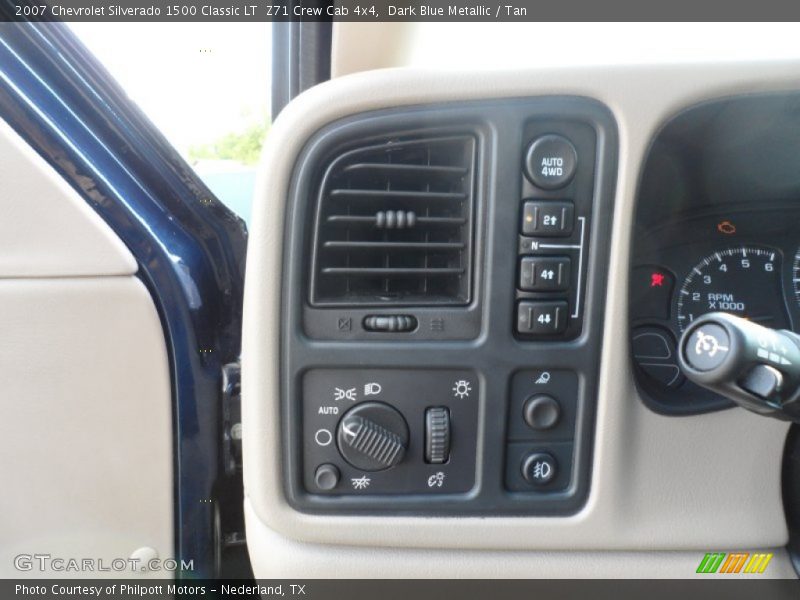 Dark Blue Metallic / Tan 2007 Chevrolet Silverado 1500 Classic LT  Z71 Crew Cab 4x4