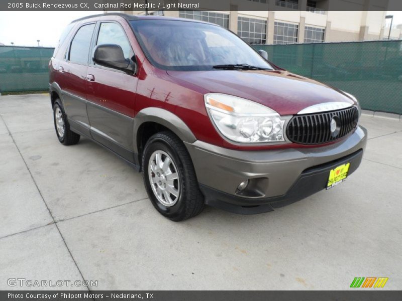 Cardinal Red Metallic / Light Neutral 2005 Buick Rendezvous CX