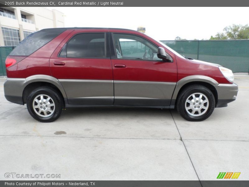 Cardinal Red Metallic / Light Neutral 2005 Buick Rendezvous CX