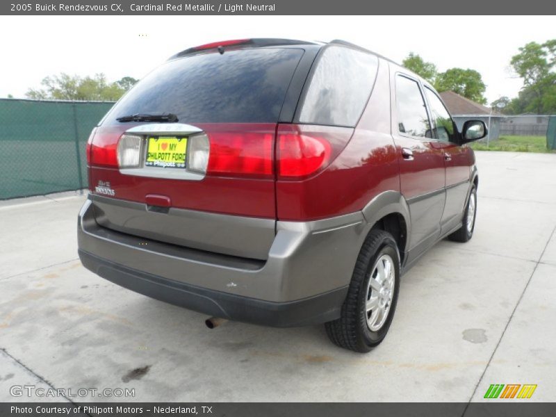 Cardinal Red Metallic / Light Neutral 2005 Buick Rendezvous CX