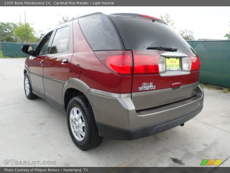 Cardinal Red Metallic / Light Neutral 2005 Buick Rendezvous CX